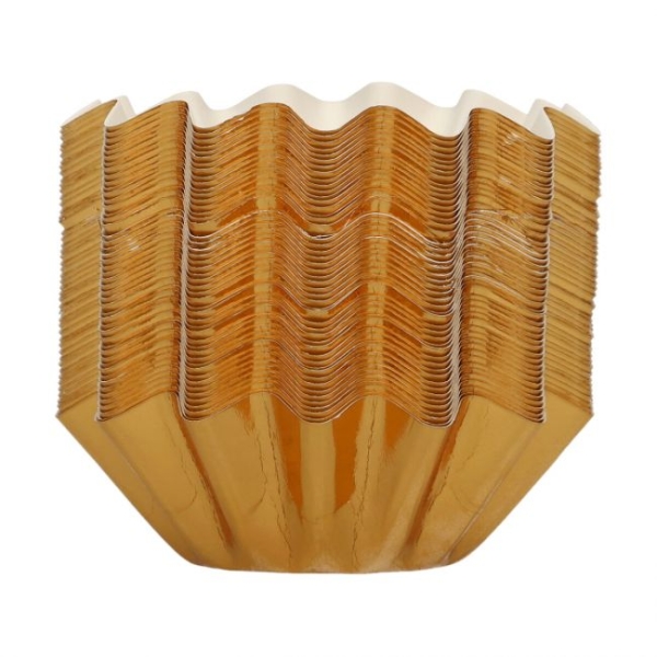 Bloom Baking Cups - Metallic Gold